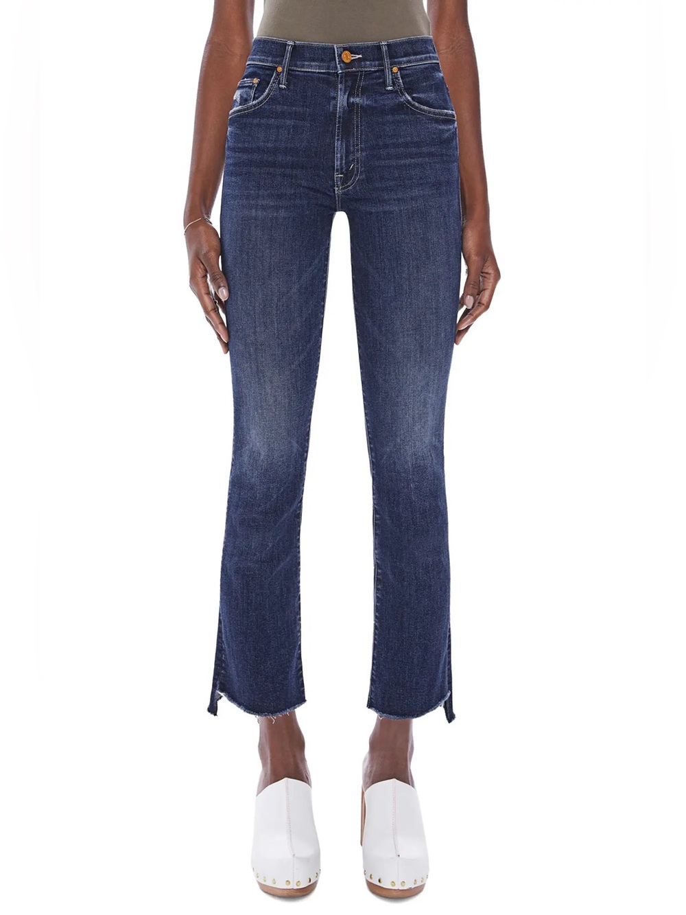 EUC Mother Size 29 The Insider Crop Step Fray in Teaming Up
